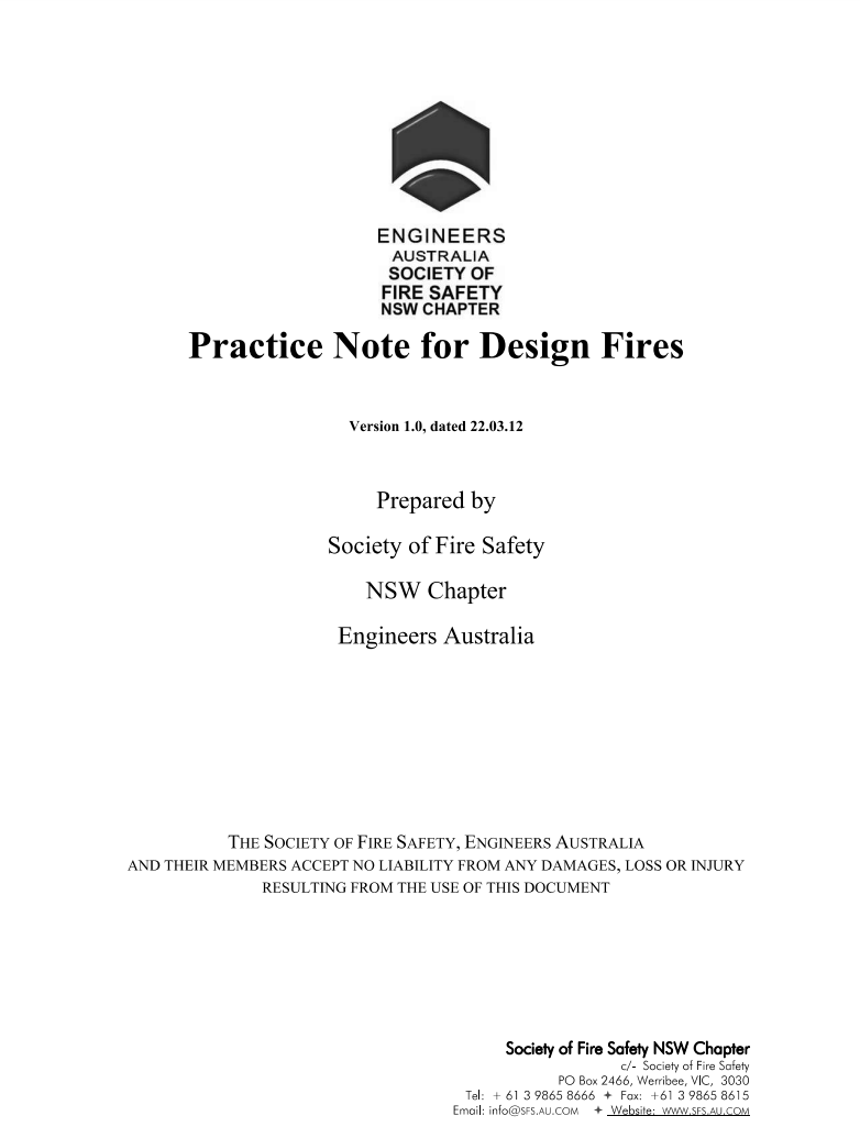 Design fires cover