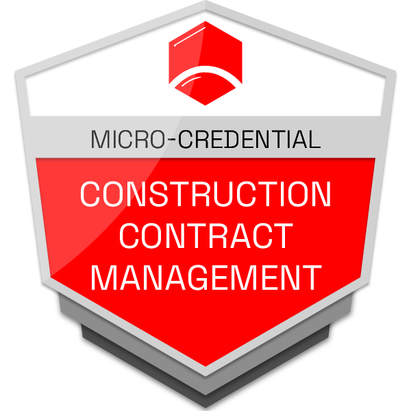 Construction contract management micro-credential